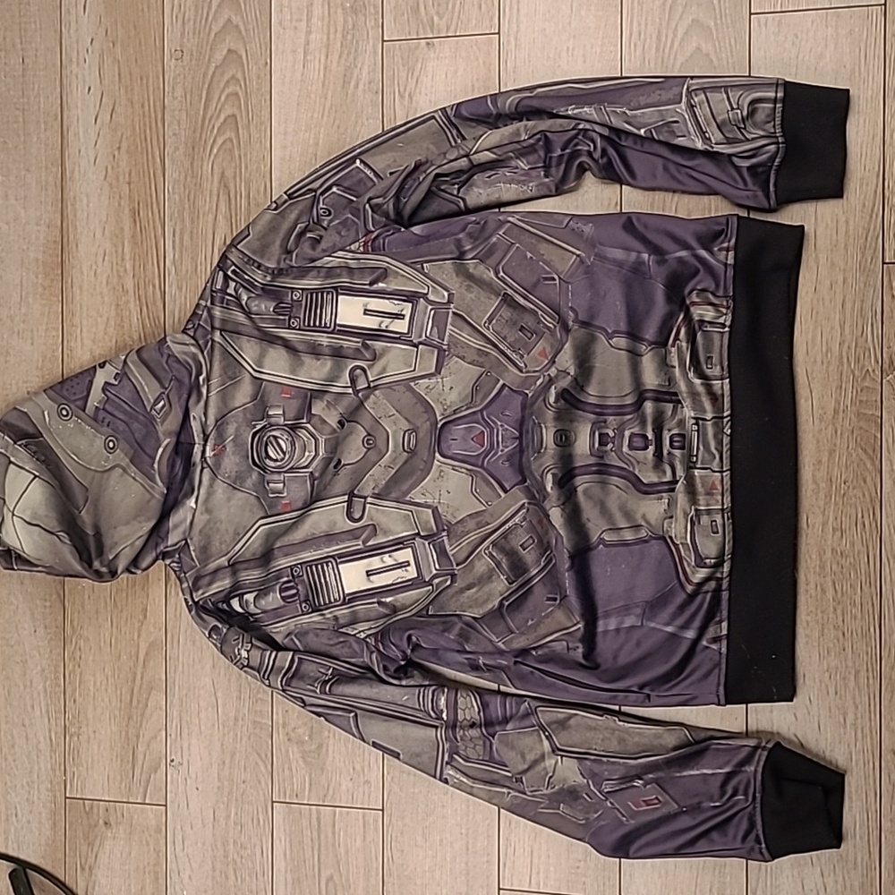 HALO Master Chief 343‎ Industries Microsoft Gaming Sz XL Full Zip Hoodie Jacket - Picture 9 of 10